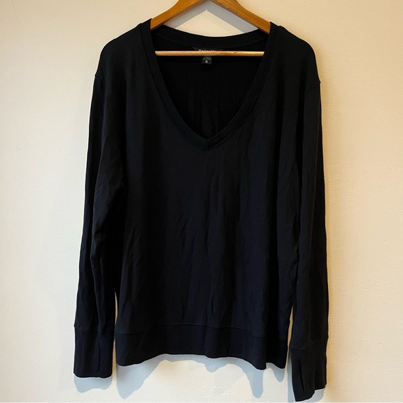 ATHLETA Sunrise V-Neck Sweatshirt Long Sleeve - Picture 2 of 10